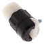 Industrial Grade Connector, 15A, NEMA 6-15R - Black/White (250V)