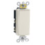 Single Pole Double Throw, Decora Maintained Contact Switch, 15A - Light Almond (120/277V)