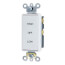 Single Pole Double Throw, Decora Maintained Contact Switch, 15A - White (120/277V)