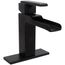 Ara Single Handle Channel Bathroom Faucet (Matte Black), 568LF-BLMPU