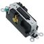 Single-Pole Decora Plus Rocker Switch, Commercial Grade - Black (120/277V)
