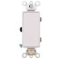 3-Way Decora Plus Rocker Light Switch, Commercial Grade - White (120/277V)