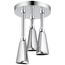 H2OKinetic Pendant Raincan Shower Head (Chrome), 57140