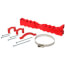 PipeTitan Plus 7 Flame Retardant Kit: (1) Bracket (2) Straps (1) 7" Stainless Steel Snap-Lock Band