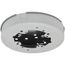 5-1/2" Dia. Solid Base Fan Box Fitting (White)