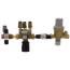 1/2" Threaded 574 Brass RPZ Backflow Preventer w/ AutoFill Combo (Low Lead)