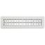 2" x 12" (Wall Opening Size) White Floor Register (350 Series)