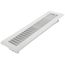 2" x 12" (Wall Opening Size) White Floor Register (350 Series)