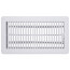 6" x 12" (Wall Opening Size) White Floor Register (350 Series)