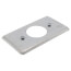 4" x 2-1/8" x 1/4" Raised Utility Box Cover for Single Flush Receptacle