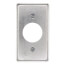 4" x 2-1/8" x 1/4" Raised Utility Box Cover for Single Flush Receptacle