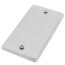 4" x 2-1/8" x 1/4" Raised Utility Box Cover w/ 1/2" Knockout