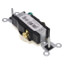 Narrow Body Single Receptacle, 20A, NEMA 6-20R - Light Almond (250V)