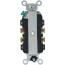 Commercial Grade Duplex Receptacle w/ Indented Face, 2P, 20A, NEMA 6-20R - White (250V)