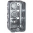 4" x 2-1/8" x 1-1/2" Single-Gang Utility Box w/ 1/2" Knockouts