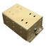 6" x 4" x 3" Steel Thermostat Guard with Solid Base (Beige Steel)