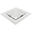 6" x 6" Aluminum Square Ceiling Diffuser 2-way Corner (White)
