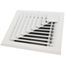 10" x 10" Aluminum Square Ceiling Diffuser 2-way Corner (White)