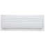12" x 4" (Wall Opening Size) White Straight Blade, Vertical Fin Register (A718MS Series)