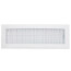 12" x 4" (Wall Opening Size) White Straight Blade, Vertical Fin Register (A718MS Series)