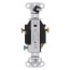 Heavy-Duty Spec-Grade Single Receptacle, 2P, Side Wire, NEMA 6-20R - Light Almond (20A, 250V)