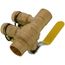 1" Sweat Full Port Purge & Fill Ball Valve