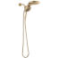 HydroRain H2Okinetic 2-in-1 Shower Head 2.5 GPM 5-Spray Pattern (Champagne Bronze), 58680-CZ25