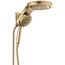 HydroRain H2OKinetic 5-Setting Two-in-One Shower Head (Champagne Bronze), 58680-CZ
