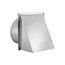 10" Galvanized Fresh Air Intake Vent w/ Screen, No Damper, 6" Pipe (26-Gauge)