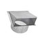 10" Galvanized Wall Exhaust Hood Vent w/ Spring Damper & Screen, 6" Pipe (26-Gauge)