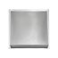 12" Aluminum Wall Exhaust Hood Vent w/ Spring Damper & Screen, 3" Pipe (20-Gauge)