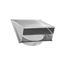 12" Aluminum Wall Exhaust Hood Vent w/ Spring Damper & Screen, 3" Pipe (20-Gauge)