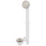 Innovator Lift & Turn Bath Waste Kit, Tubular Plastic PVC (Brushed Nickel)