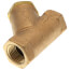 1/2" NPT Bronze Wye Strainer w/ 50 Mesh Screen