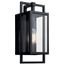 Goson 16" 1 Light Wall Light w/ Clear Glass (Black)