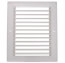 6" x 16" (Wall Opening Size) Steel Return Grille, 35° Fixed Blade (94A Series)