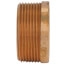 1-1/2" Cast Brass DWV Flush Trap Adapter (Copper x Male)