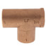 1" x 3/4" x 1" CxFxC Tee (Lead Free)