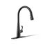 Simplice 1-Handle Pull Down Swing Spout Kitchen Faucet (Matte Black), K-596-BL