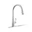 Simplice 1-Handle Pull Down Swing Spout Kitchen Faucet (Polished Chrome), K-596-CP