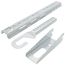 3-Piece TankBracket w/ (2) Nylon Straps for Water Heater Mount, Arm, Leg & Foot