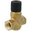 1/2" 2-Way N/C Brass Globe Valve Body, Equal Percent 250 ANSI, Female x Female (2.5 Cv)