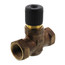 3/4" 2-Way N/C Brass Globe Valve Body, Female x Female (6.3 Cv)