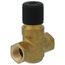 1/2" 2-Way N/O Brass Globe Valve Body, Female x Female (0.63 Cv)