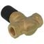 1/2" 2-Way N/O Brass Globe Valve Body, Female x Female (0.63 Cv)