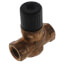1/2" 2-Way N/O Brass Globe Valve Body Female x Female (1 Cv)