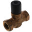 3/4" 2-Way N/O Brass Globe Valve Body, Female x Female (6.3 Cv)