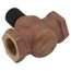 1" 2-Way N/O Brass Globe Valve Body, Female x Female (10 Cv)