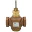 1-1/4" 2-Way N/C Stainless Steel Linear Valve Body, Female x Female (16 Cv)