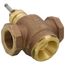 1-1/4" 2-Way N/C Stainless Steel Linear Valve Body, Female x Female (16 Cv)